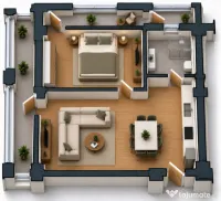 Apartament 2 camere, 54 mp, zona Nord-Vest 