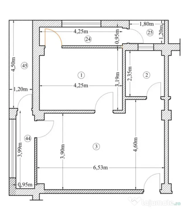 Apartament 2 camere, 54 mp, zona Nord-Vest - Preajba (Dolj)
