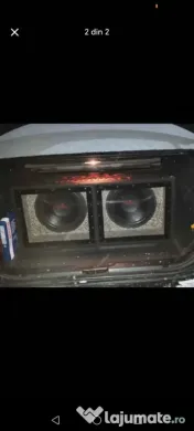 Vând subwoofer auto cu stație proba la fata locului 
