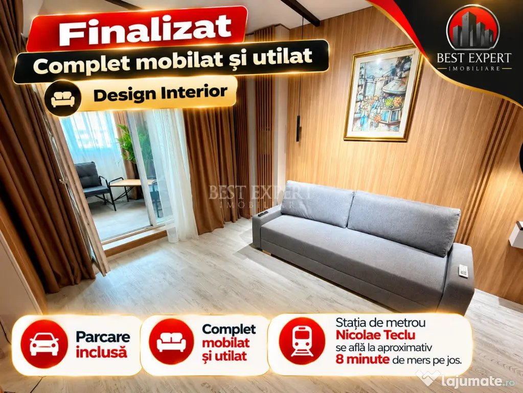 ✨ Studio Premium cu Dormitor Separat | Designer Interior | - Bucuresti (Bucuresti-Ilfov)