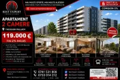 2 Camere Moderne | Parcare BONUS la Avans 50% | Încălzire 