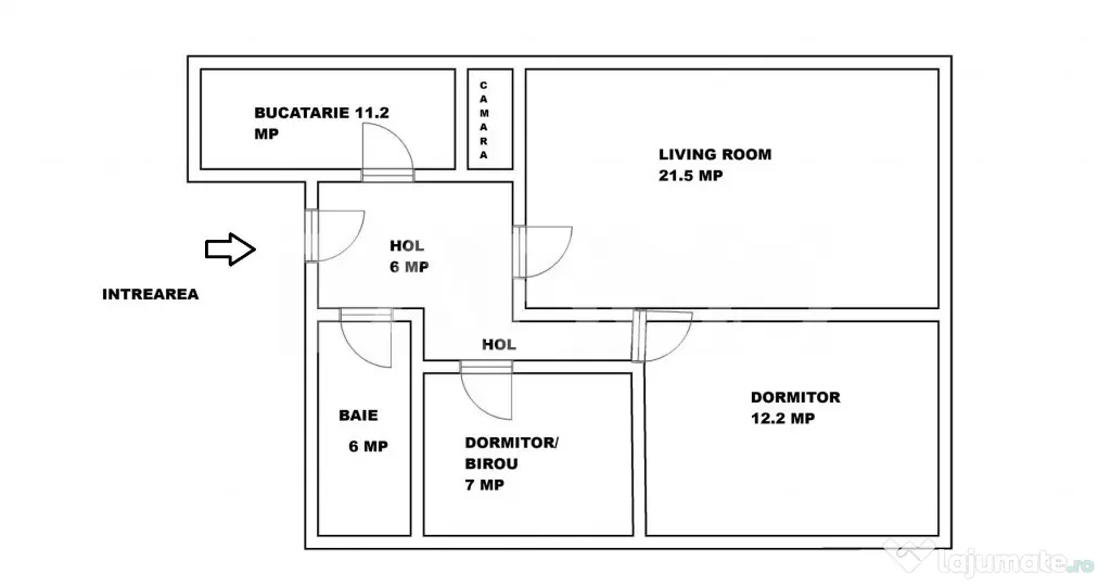 Apartament la casa de inchiriat 3 camere zona Sub Arini din - Sibiu (Sibiu)