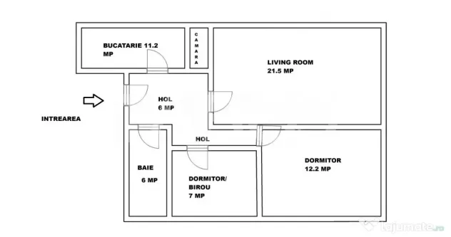 Apartament la casa de inchiriat 3 camere zona Sub Arini din - Sibiu (Sibiu)