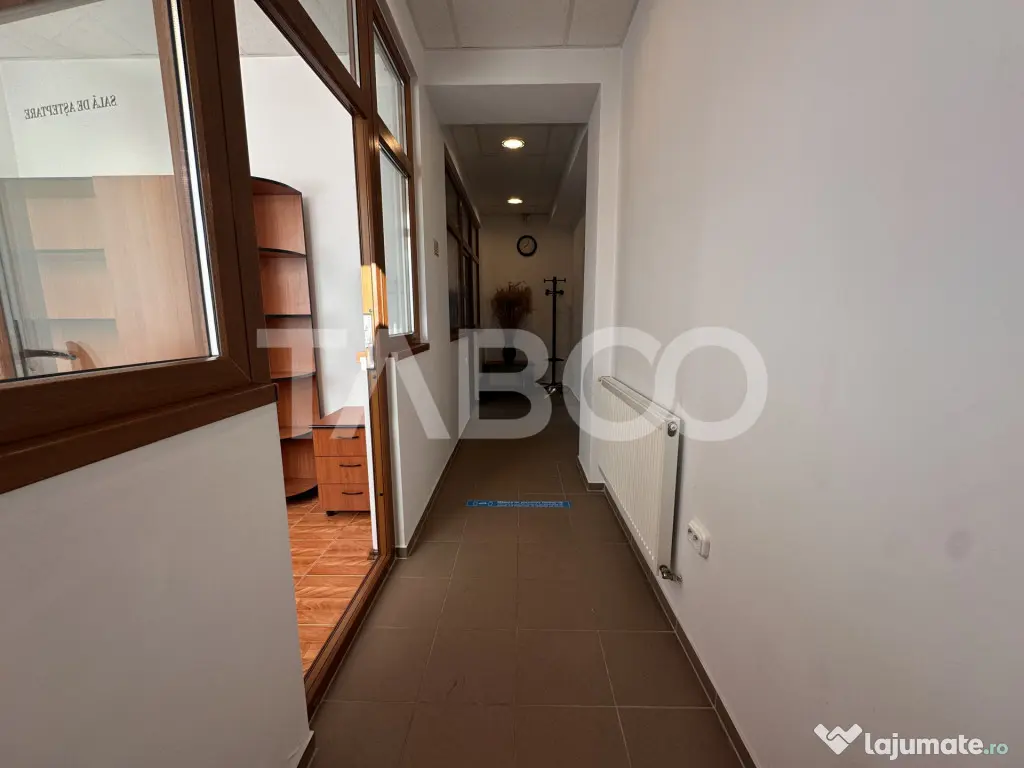 Spatiu de birouri mobilat de inchiriat acces stradal si curt - Sibiu (Sibiu)