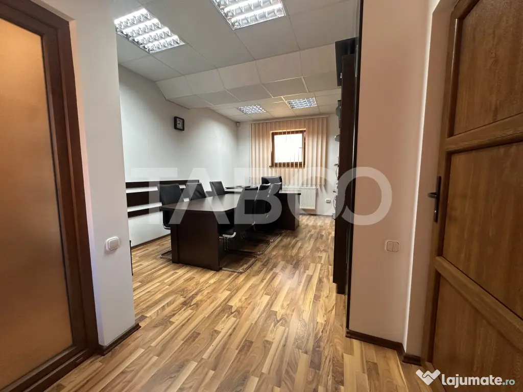 Spatiu de birouri mobilat de inchiriat acces stradal si curt - Sibiu (Sibiu)