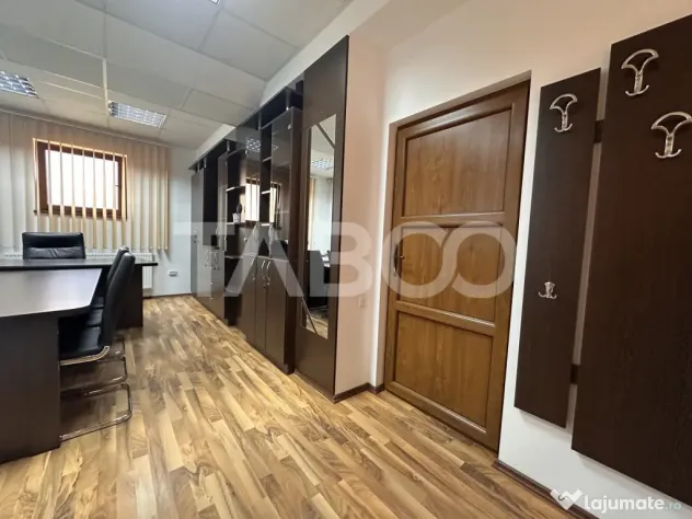 Spatiu de birouri mobilat de inchiriat acces stradal si curt - Sibiu (Sibiu)