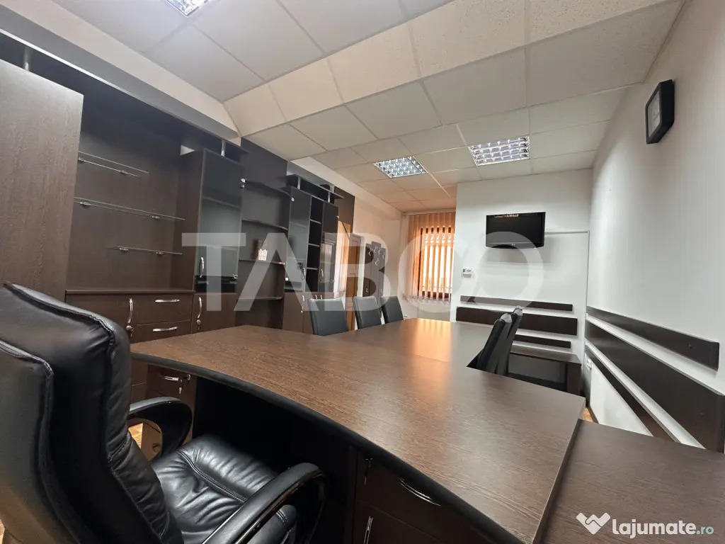 Spatiu de birouri mobilat de inchiriat acces stradal si curt - Sibiu (Sibiu)