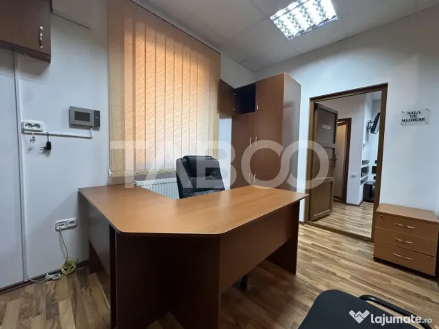 Spatiu de birouri mobilat de inchiriat acces stradal si curt - Sibiu (Sibiu)