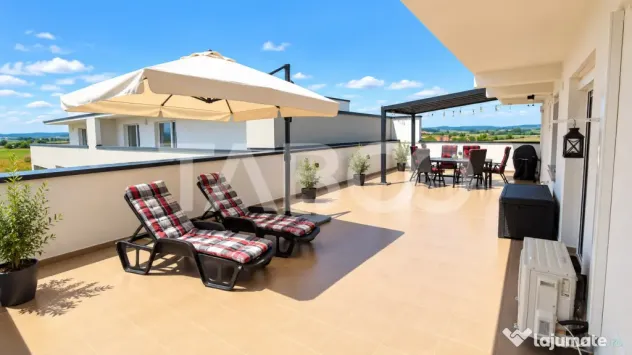 Penthouse de inchirat cu 3 camere balcon terasa generoasa Tu - Sibiu (Sibiu)