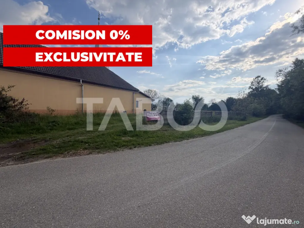 Teren intravilan 2200 mp cu utilitati in apropiere Sat Savas - Savastreni (Brasov)