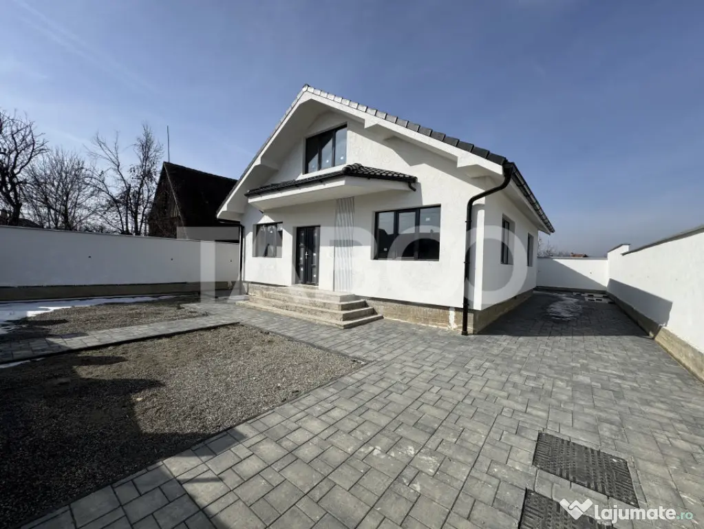 Casa individuala cu 3 camere pe un singur nivel teren 300 mp - Cristian (Sibiu)