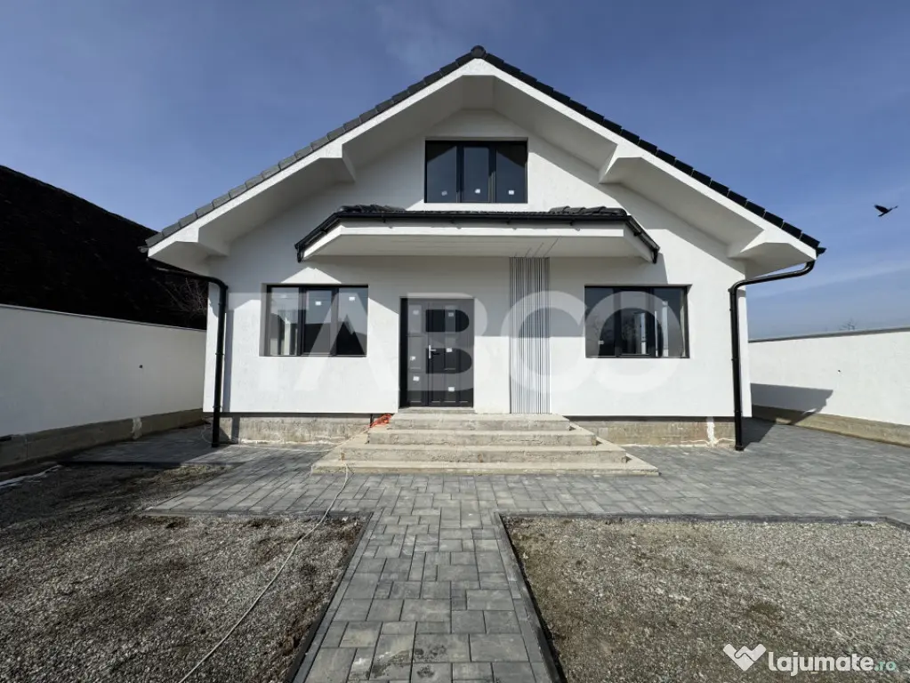 Casa individuala cu 3 camere pe un singur nivel teren 300 mp - Cristian (Sibiu)
