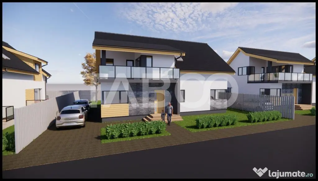 Casa de vanzare 147 mpu 5 camere si teren de 434 mp Cristian - Cristian (Sibiu)