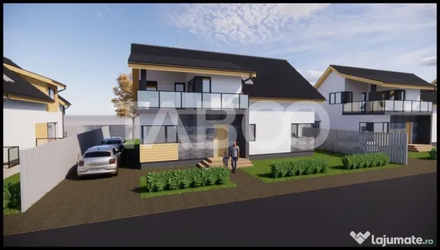 Casa de vanzare 147 mpu 5 camere si teren de 434 mp Cristian - Cristian (Sibiu)