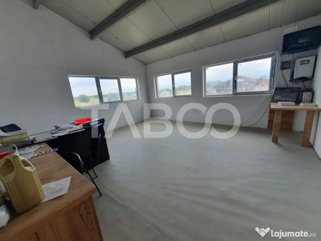 Teren si hala 42.000 mp + zona administrativa la 7 minute de - Dridif (Brasov)