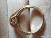 Inel Ghiul vintage unicat unisex cu diamant natural 0,60ct VVS 