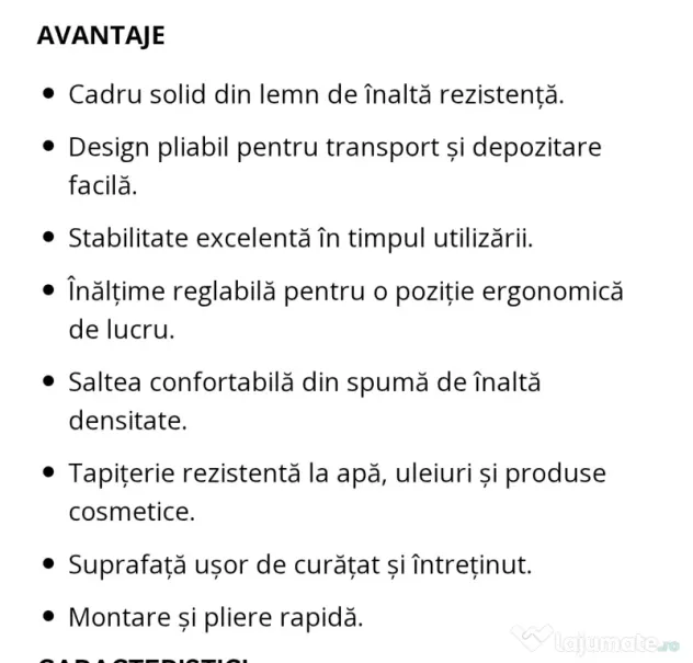 Pat masaj portabil