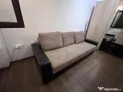 OFERTĂ! Canapea extensibilă 2m, cu ladă depozitare + 3 perne – PREȚ NEGOCIABIL!