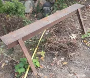 Banc de lucru capra metalica 205 x 24 x 60 cm. 