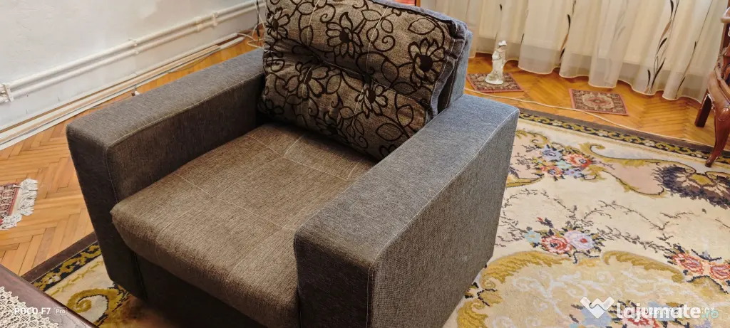 Vand coltar extensibil +fotoliu+ taburet