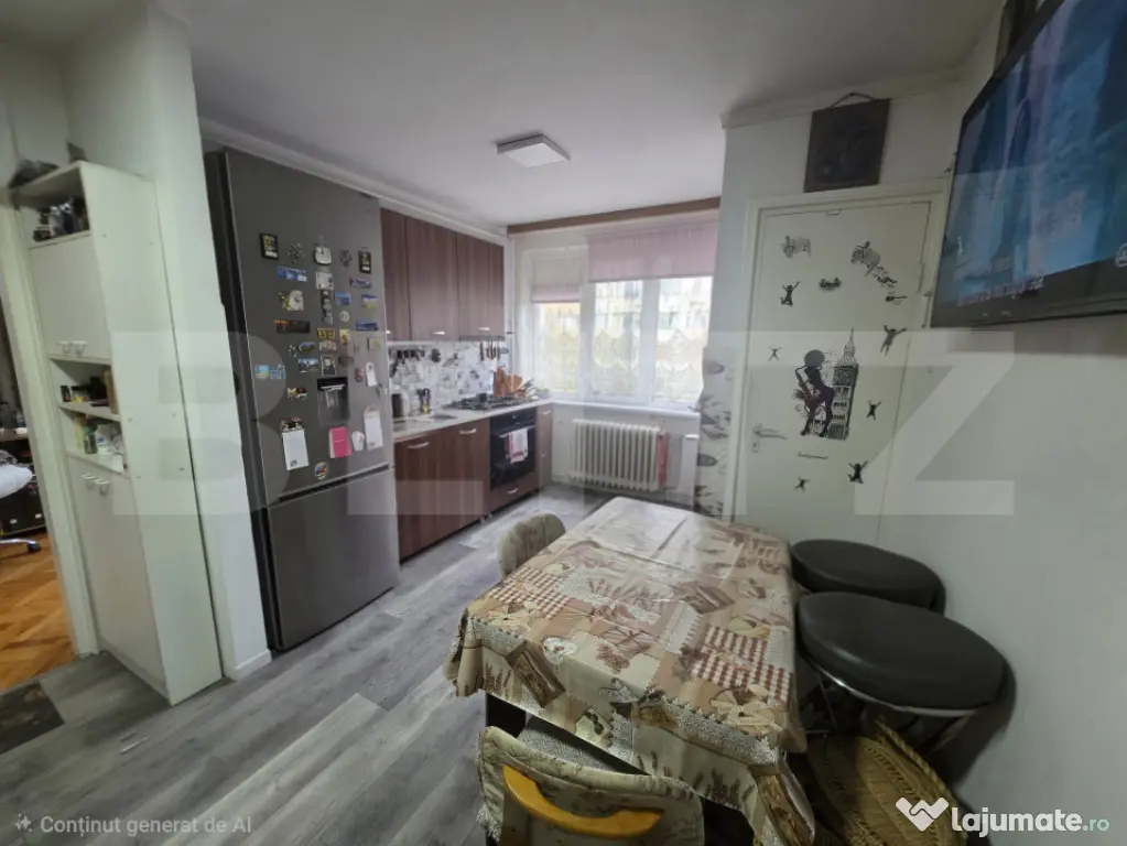 Apartament cu 3 camere semidecomandat in cartierul Tudor - Targu Mures (Mures)
