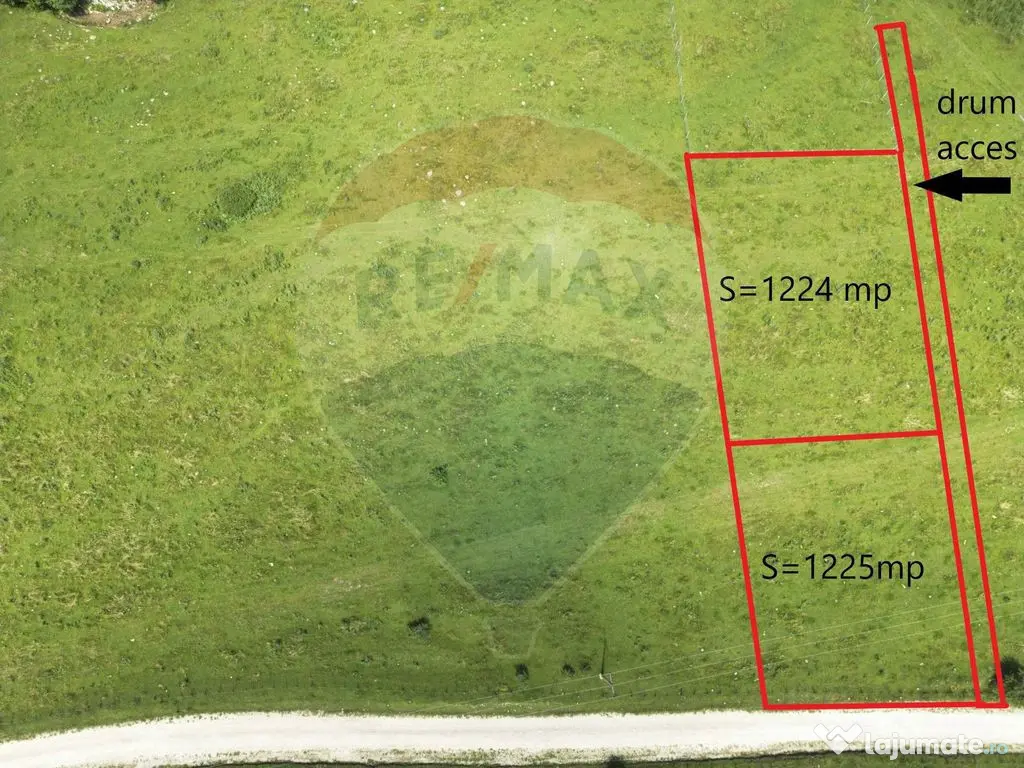 Teren Rasnov - Glajerie, 1225mp, teren drept, acces usor - Rasnov (Brasov)