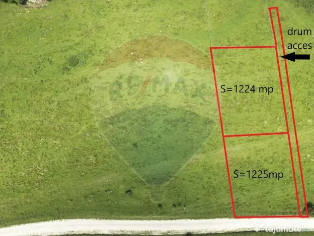 Teren Rasnov - Glajerie, 1225mp, teren drept, acces usor - Rasnov (Brasov)