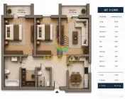 Apartament 3 camere - 8 min de metrou N.Teclu 
