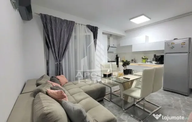 Apartament cu 3 camere,mobilat si utilat modern,Dumbravita,etaj 1 - Dumbravita (Timis)