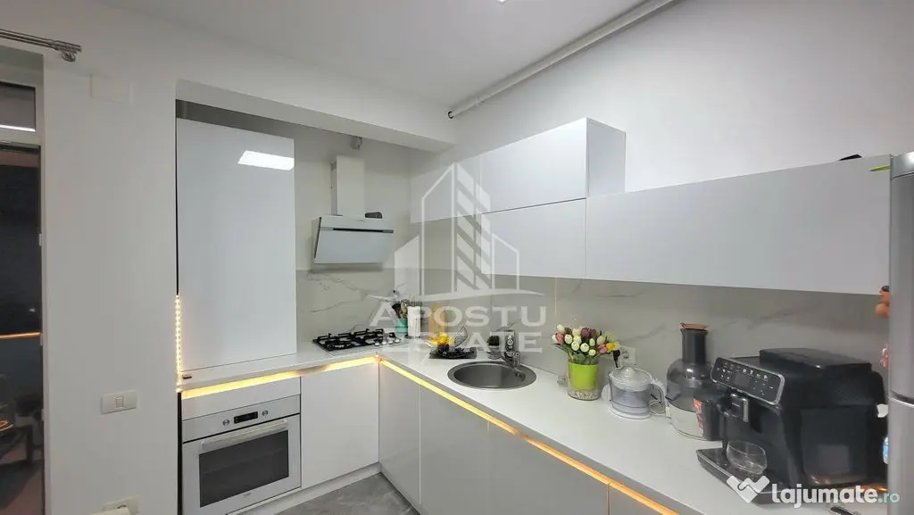 Apartament cu 3 camere,mobilat si utilat modern,Dumbravita,etaj 1 - Dumbravita (Timis)