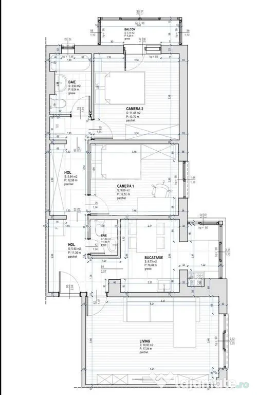Apartament cu 3 camere de vanzare, Timisoara, zona Lunei - Timisoara (Timis)