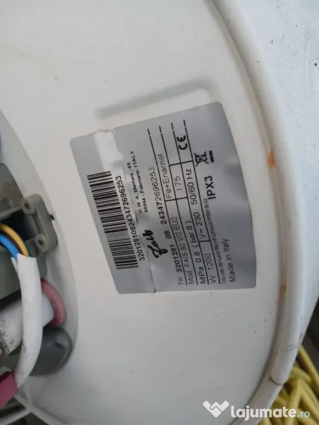 Boiler electric AFGOR 80L, 1200W – second-hand
