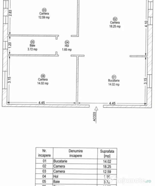 Apartament 3 Camere Spațios, Bloc 2012, Clasa A, Mobilat & - Timisoara (Timis)
