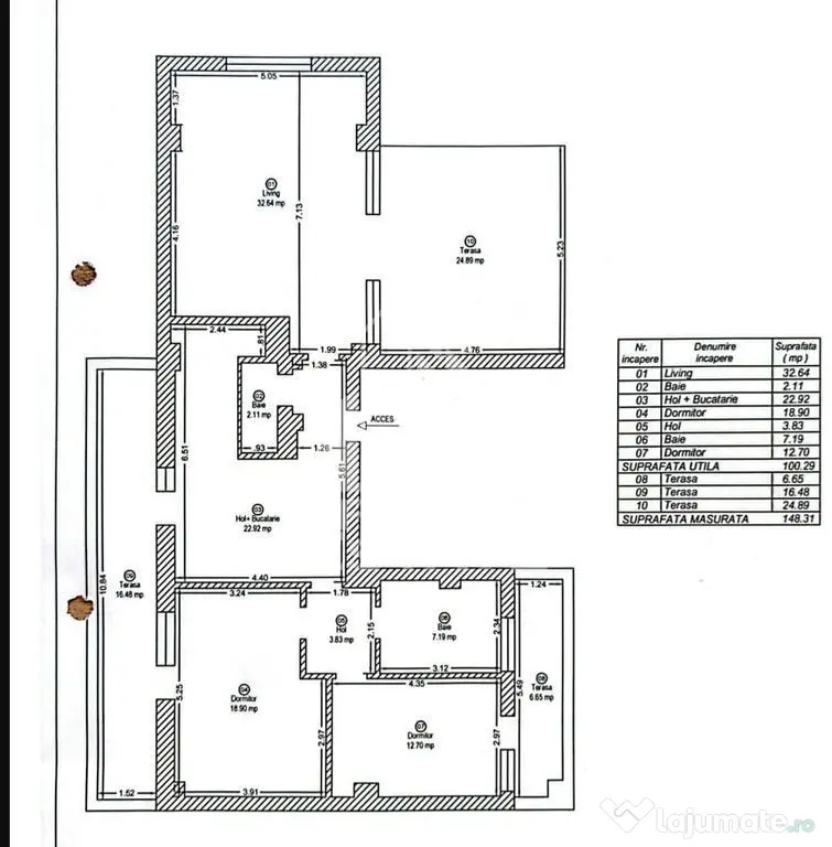 Penthouse cu 3 camere de vanzare,terasa mare, Zona Aradului, Timisoara - Timisoara (Timis)