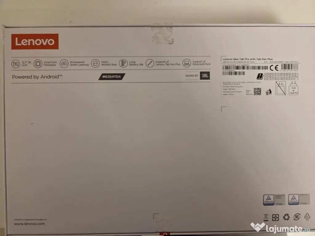 Tableta Lenovo Idea Tab Pro ca Noua - Factura si Garantie Flanco