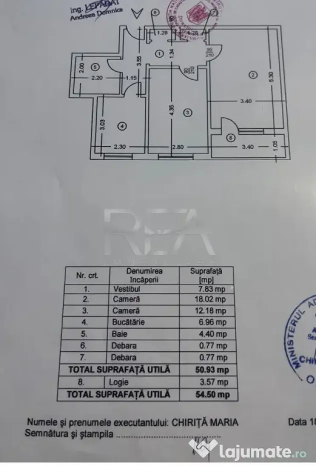 2 camere | Decomandat | Utilat/Mobilat | Cartier Titan - Bucuresti (Bucuresti-Ilfov)