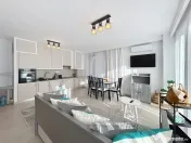 2 camere, terasa 30 mp si garaj subteran, complex Azoria