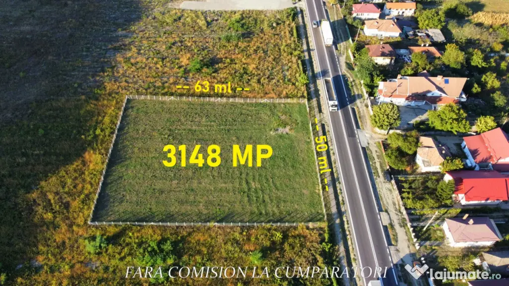 TEREN 3148 MP, BUJORENI - MUZEUL SATULUI, DESCHIDERE LA DN7 - Bujoreni (Valcea)