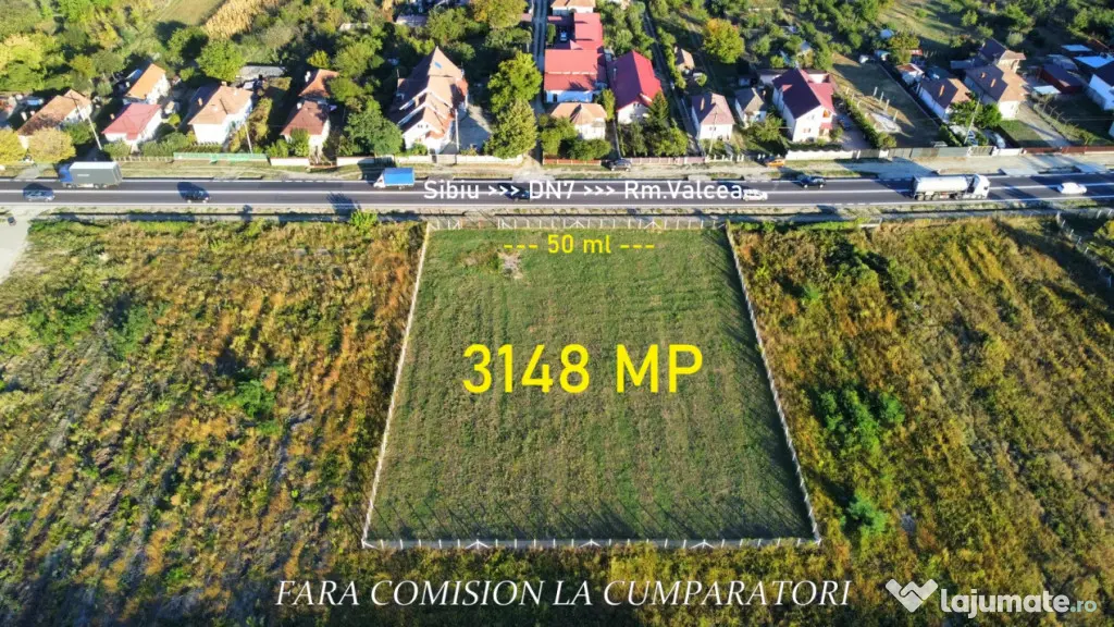 TEREN 3148 MP, BUJORENI - MUZEUL SATULUI, DESCHIDERE LA DN7 - Bujoreni (Valcea)