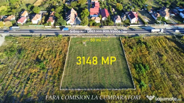 TEREN 3148 MP, BUJORENI - MUZEUL SATULUI, DESCHIDERE LA DN7 - Bujoreni (Valcea)