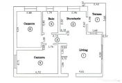Apartament parter, 3 camere, 60 mp utili - Dumbravita 