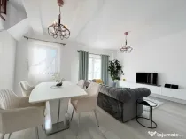 Duplex 3 camere, 90mp utili, 330 teren, mobilat utilat in Mo