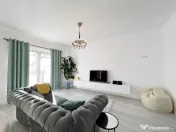 Duplex 3 camere, 90mp utili, 330 teren, mobilat utilat in Mo 