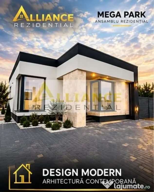 MEGA PARK - Casa Parter/ 4 camere / 3 dormitoare / 2 bai - 452mp teren - Berceni (Bucuresti-Ilfov)