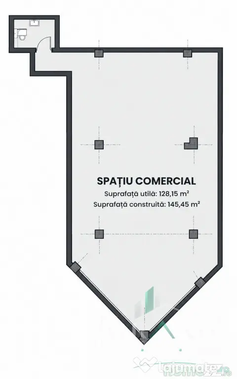 SPAȚIU COMERCIAL PREMIUM | 128 MP | VITRINĂ STRADALĂ | ST - Cluj-Napoca (Cluj)