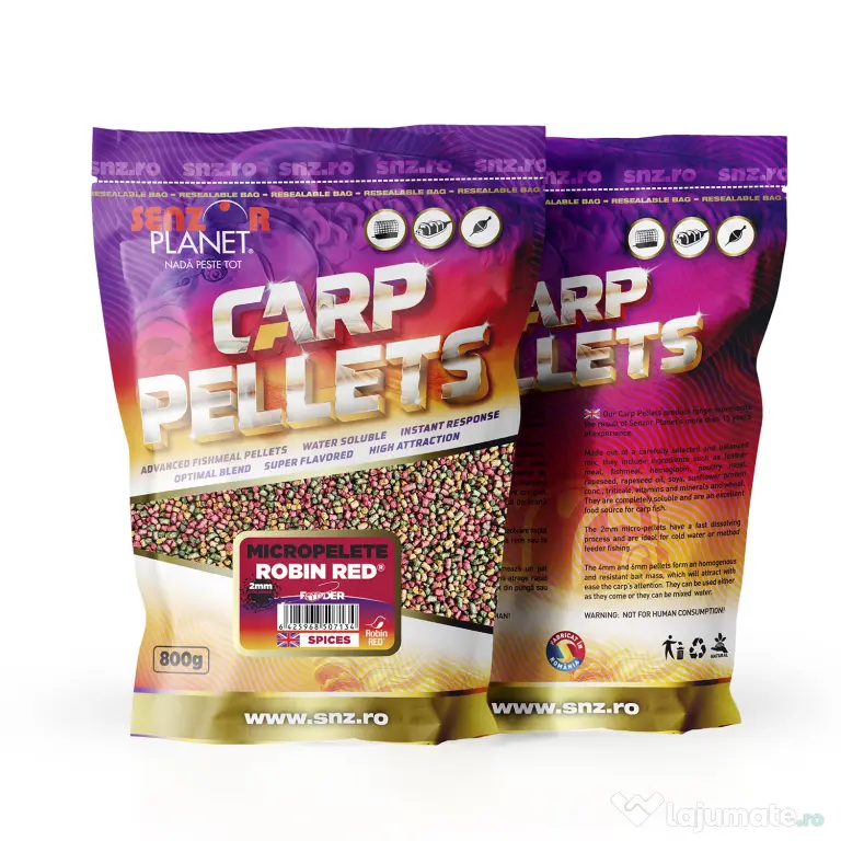 SENZOR PLANET MICROPELETE ROBIN RED® 2mm 800g