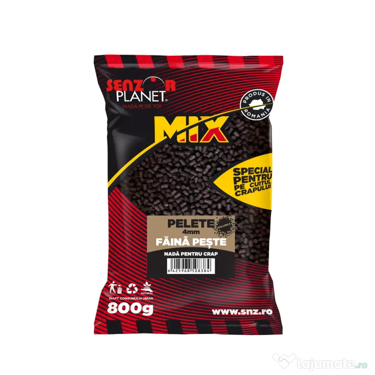 SENZOR PLANET PELETE FAINA PESTE 4mm 800g