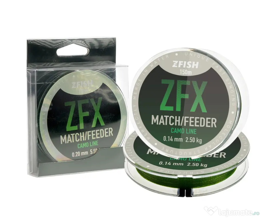 ZFISH FIR MONOFILAMENT ZFX MATCH/FEEDER CAMOLINE, 150m 0.20mm/5.5kg