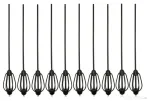 UNKNOWN SET 10 MOMITOARE PELLET FEEDER CU 6 SPIRE SI AUTOINTEPARE CU VARTEJ INCLUS 40g