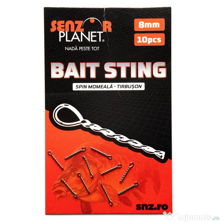 SENZOR PLANET SPIN MOMEALA TIRBUSON (BAIT STING) 8mm 10buc